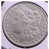 1884 MORGAN DOLLAR VF