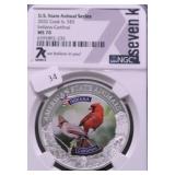 2022 NGC MS70 US STATE ANIMAL SERIES 1 OZ.999 SIL
