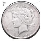 1923 PEACE DOLLAR XF