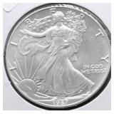 1987 SILVER EAGLE GEM