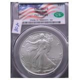 2025 CAC MS 70 FIRST DELIVERY SILVER EAGLE
