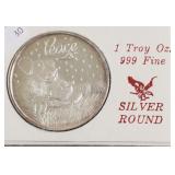 1 OZ .999 SILVER ROUND