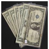 6 SILVER CERTIFICATES