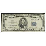 5 $ SILVER CERTIFICATE VF