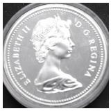 1974 CANADA SILVER DOLLAR GEM