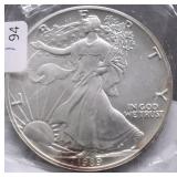 1989 SILVER EAGLE GEM
