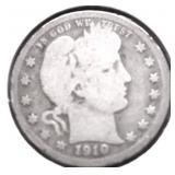1910 BARBER QUARTER G