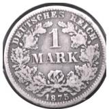 1875 GERMANY SILVER MARK XF