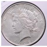 1922 PEACE DOLLAR XF