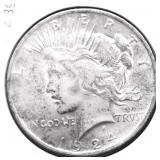 1924 PEACE DOLLAR VF