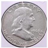1963 PROOF 55 FRANKLIN HALF DOLLAR
