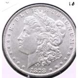 1878 MORGAN DOLLAR AU