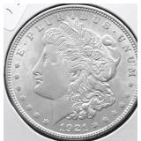 1921 MORGAN DOLLAR AU
