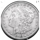 1921 S MORGAN DOLLAR XF