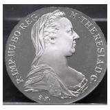 1780 AUSTRIA THALER RESTRIKE PROOF