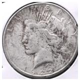 1922 PEACE DOLLAR VF