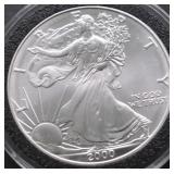 2000 SILVER EAGLE GEM