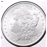 1886 GEM BU MORGAN DOLLAR