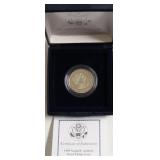 1999 PROOF SBA DOLLAR W BOX PAPERS