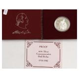 PROOF WASHINGTON HALF DOLLAR W BOX PAPERS