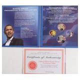 BARACK OBAMA PRESIDENTIAL COIN COLLECTION