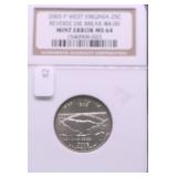 NGC MS64 MINT ERROR QUARTER