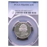 1997 S PCGS PF69DC WASHINGTON QUARTER