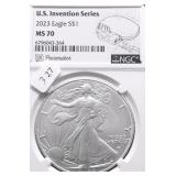 2023 NGC MS70 SILVER EAGLE