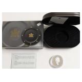 CANADA SILVER 20 DOLLARS W BOX PAPERS