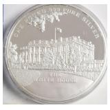 17.64 OZ .999 SILVER ROUND W BOX PAPERS