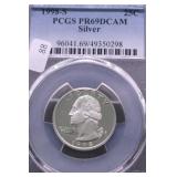 1998 S PCGS PF69DC WASHINGTON QUARTER