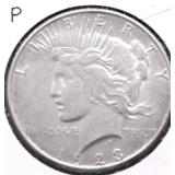 1923 PEACE DOLLAR XF