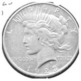 1923 D PEACE DOLLAR VF