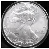 2000 SILVER EAGLE GEM