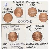 FORMATIVE YEARS , 1995 AND 1995 P PENNIES