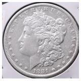 1881 S MORGAN DOLLAR AU