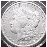 1883 MORGAN DOLLAR VG