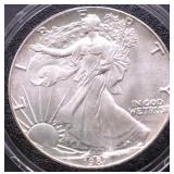 1987 SILVER EAGLE GEM