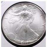 2000 SILVER EAGLE GEM