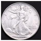 1943 CHOICE BU WALKING HALF DOLLAR