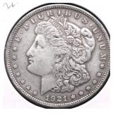1921 MORGAN DOLLAR XF