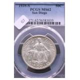 1935 S PCGS MS62 SAN DIEGO