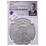 2025 NGC MS70 SILVER EAGLE