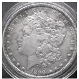 1890 MORGAN DOLLAR VF