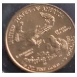 2015 GEM BU 5$ GOLD EAGLE