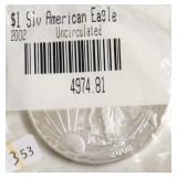 2002 SILVER EAGLE GEM