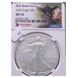 2022 NGC MS70 SILVER EAGLE