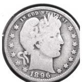 1896 BARBER QUARTER G