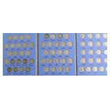 1938 TO JEFFERSON NICKEL SET 50 D VF