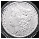 1884 MORGAN DOLLAR XF